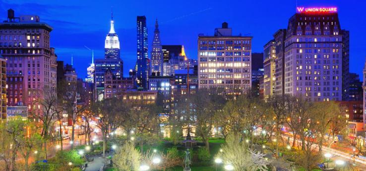 Oasis In The Heart Of Union Square Downtown Manhattan Nova York